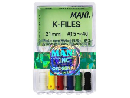 MANI K-FILES STAINLESS STEEL 21mm
