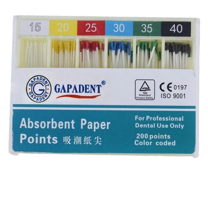 GAPADENT Paper Points 2 Taper